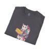 Astronaut Cat Wielding Loaf of Bread T-Shirt - Image 12