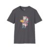 Astronaut Cat Wielding Loaf of Bread T-Shirt - Image 9